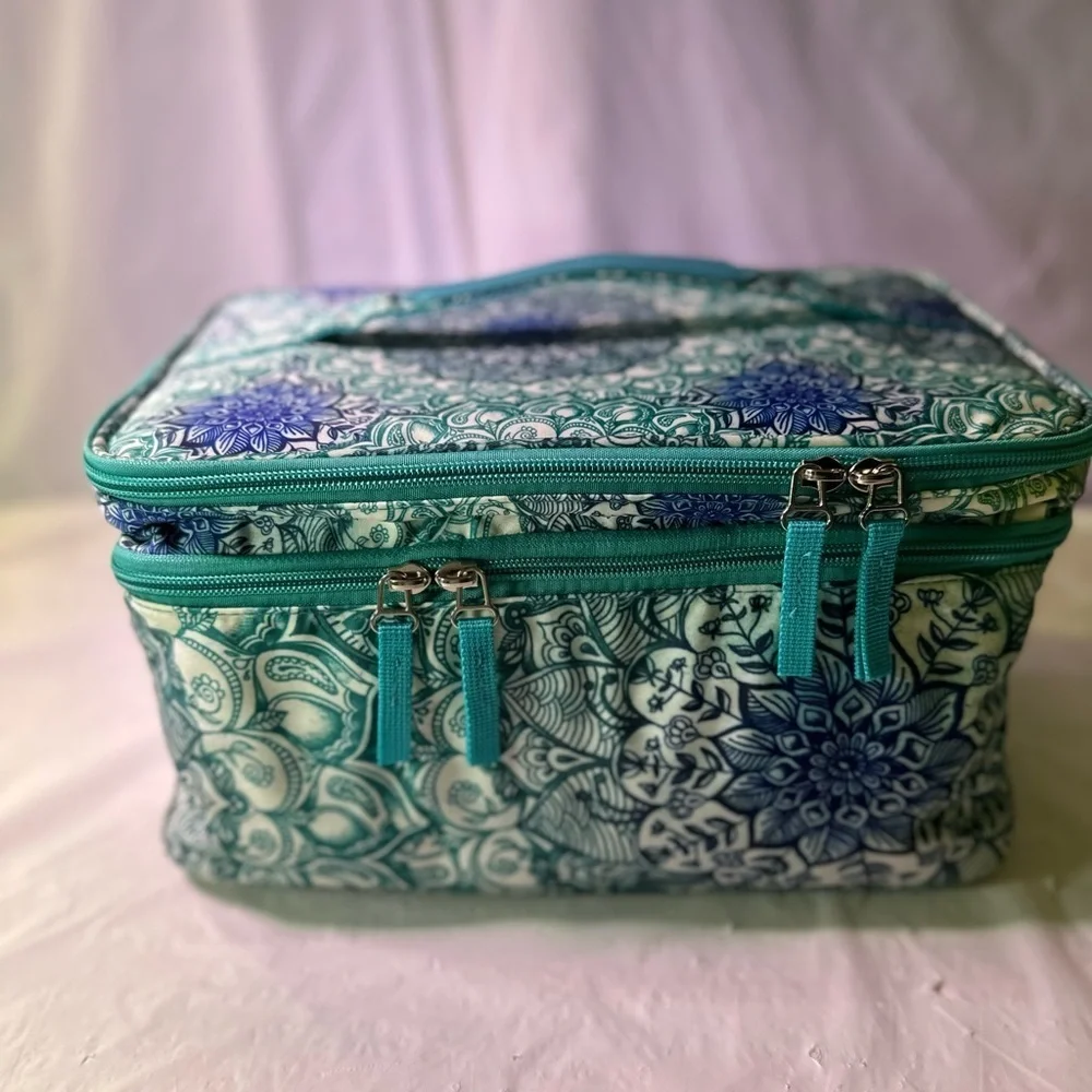 Floral Blue Storage Organizer